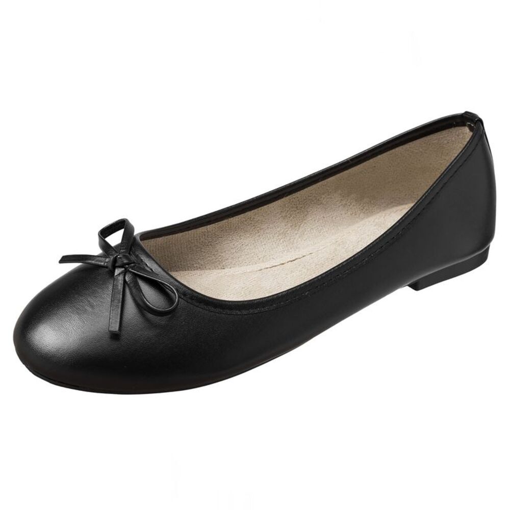 Alpine Swiss Iris Womens Ballet Flats Suede Lined Classic Bow Ballerina Slippers